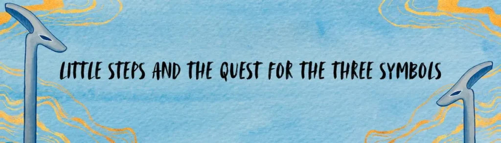 little step and quest for three symbols banner