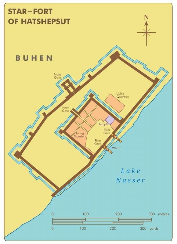 map of Buhen