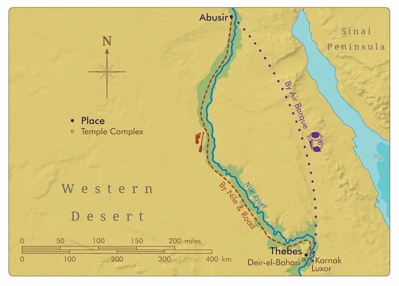 map of Karnak 